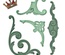Ножи от Spellbinders - Gold Corbels And Accents