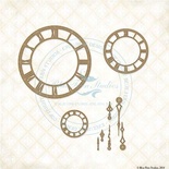 Чипборд Blue Fern Studios - Roman Clock Set - Small