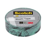 Бумажный скотч от 3M Scotch - Expressions Washi Tape - Airplane, 15ммх10м