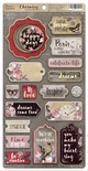 Чипборд для скрапбукинга от Scrapmir - Charming (Очарование), ENG, 18 шт.