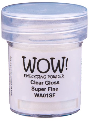 Прозрачная пудра для эмбоссинга Wow Clear Gloss - Super Fine, 15 мл