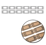 Набор крафт-билетиков от Maya Road - Mini Ticket Strips, 36 шт. (3 полосочки по 12 шт.)