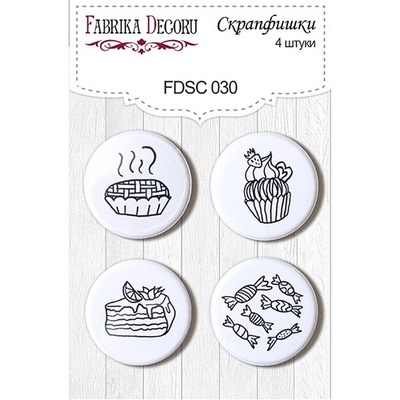 Набор скрапфишек Фабрика Декору из 4 шт. FDSC 030