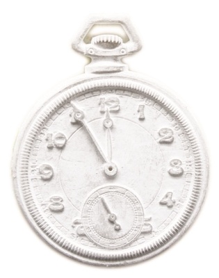 Гипсовое украшение от Melissa Frances - Pocket Watch Resin - Карманные часы.Размер: 4,5 см