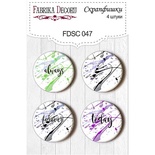 Набор скрапфишек Фабрика Декору из 4 шт. FDSC 047