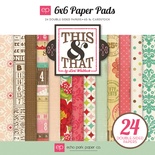 Набор бумаги от Echo Park "This & That Graceful", 15х15, 24 листов