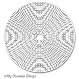 Лезвие My Favorite Things - Die-namics Inside & Out Stitched Circle STAX, 7 шт.