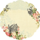 Лист скрапбумаги Webster's Pages - Counrty Estate Diecut - размер 30х30 см, фигурный, односторонний
