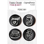 Набор скрапфишек Фабрика Декору из 4 шт FDSC061