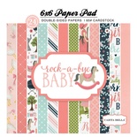 Набор бумаги Carta Bella Rock-A-Bye Girl 6x6 Paper Pad, 15х15 см