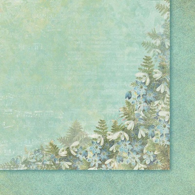 Лист бумаги от Galeria Papieru - Uslane Rozami II 02, 30,5x30,5 см