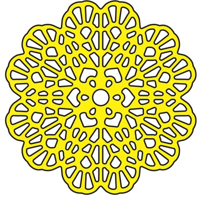 Лезвие Italian Flourish Tiny Doily от Cheery Lynn Designs, 1 шт.