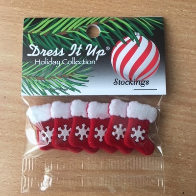 Набор декоративных пуговиц Dress It Up - Stockings