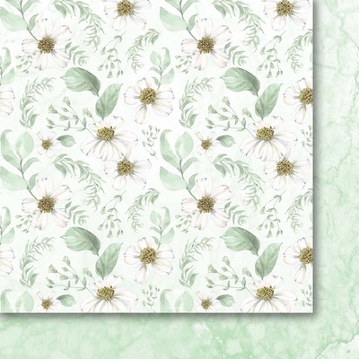 Лист двусторонней скрапбумаги от Galeria Papieru -  Мимолетные моменты 05, 30,5х30,5 см