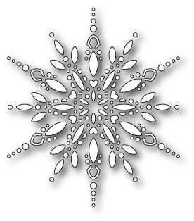 Нож для вырубки от Memory Box - Spectacular Snowflake  