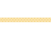 Лента в горошек BoBunny - Mellow Yellow Double Dot, ширина 1 см, длина 90 см