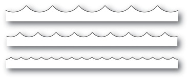 Нож для вырубки от Poppystamps - Wave Trio