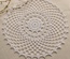 Уютный декор от LESHCHENKO-Вязаная круглая  ажурная салфетка "Grid", 30см,  1шт.
