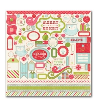 Наклейки от Carta Bella - Merry And Bright Element Stickers