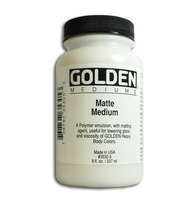 Матовый медиум от Golden - Mediums - Matte 8oz, 240мл