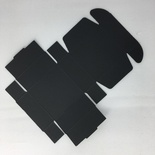 Коробочка упаковочная, черный картон, 7,2*7,2*2,7 см, 1 шт.