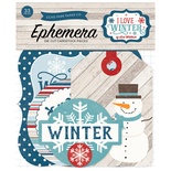 Высечки от Echo Park - I Love Winter Ephemera Pack
