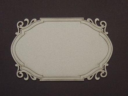 Чипборд от Dusty Attic - Framed Journal Box-oval