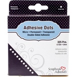 Клейові міні-каплі Scrapbooking Adhesives - Adhesive Dots Permanent, Mini .0625", діаметр 1.6 мм, 300 шт.