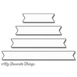 Лезвие нож My Favorite Things - Die-namics Essential Fishtail Sentiment Strips, 4 шт.