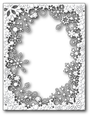 Нож для вырубки от Memory Box - Dancing Snowflake Frame