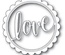 Нож для вырубки от Poppystamps - Love Stitch Circle Frame craft die