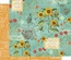 Лист бумаги Graphic 45 - Time to Flourish - August Flourish, размер 30х30 см, двусторонняя