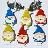Набор брадсов Eyelet Outlet - Gnome Brads, 12 шт