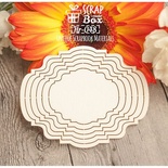 Чипборд ScrapBox - Рамка фигурная Hr-048