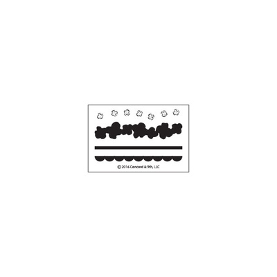 Набор штампов от Concord & 9th - Friend Like You Borders stamp set,  4 шт.