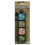 Набор штемпельных подушек Ranger - Distress Mini Ink Kit - Kit 9