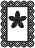 Набор лезвий Marianne Design Craftables - Lacey Rectangle & Flower, 4 штуки