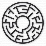 Заготовка для лабиринта My Favorite Things - Maze Shapes - Black, цвет черный