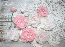 Набор цветов Royalty flowers Розовый микс, ТМ Iris, 9 шт
