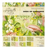 Набор скрапбумаги Graphic 45 - Lost In Paradise, 20х20 см, 24 листа