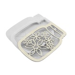 Заготовка для шейкера Snowflakes in jar 9,2х6,5, цвет молочный, ТМ Фабрика Декора
