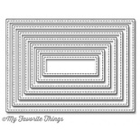 Лезвие My Favorite Things - Die-namics Stitched Rectangle STAX, 7 шт.