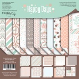 Набор двусторонней бумаги от Scrapmir - Happy Days, 20х20см, 10шт