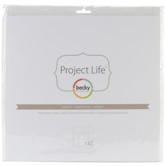 Набор файлов с кармашками Project Life by Becky Higgins - Photo Pocket Pages - Design F, 12 шт.