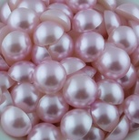 Половинки жемчужин "Baby Pink", цвет: розовый светлый, 9-10 мм, 10 шт.
