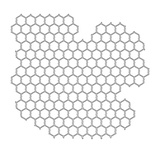 Маска The Crafter's Workshop - Mini Template Chicken wire, 15х15 см