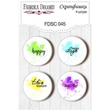 Набор скрапфишек Фабрика Декору из 4 шт. FDSC 045