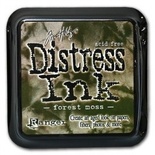 Штемпельная подушка Ranger Distress Ink Pad -  Ranger - Distress Ink - Forest Moss