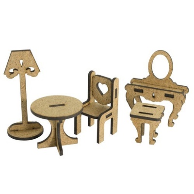 3D Заготовка фигурки для оформления шедоубокса №54, ТМ Фабрика Декора