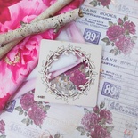 Чипборд венок из веток от WOODchic, 9х9см